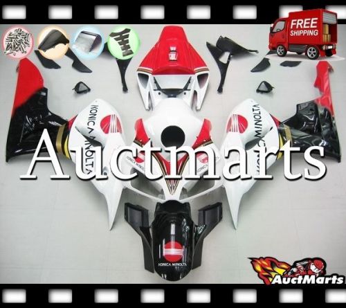 For honda cbr1000rr 2006-2007 06-07 fairing plastic konica minolta red 1e55 ve