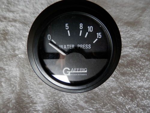 Gaffrig  giwp15 electric 2&#034; black water pressure gauge 0-15 psi