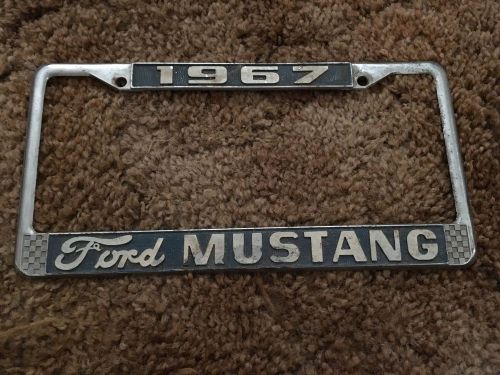 1967 ford mustang license plate frame