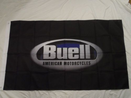 Buell motorcycles black 3 x 5 banner flag man cave biker bar wall decor!!!