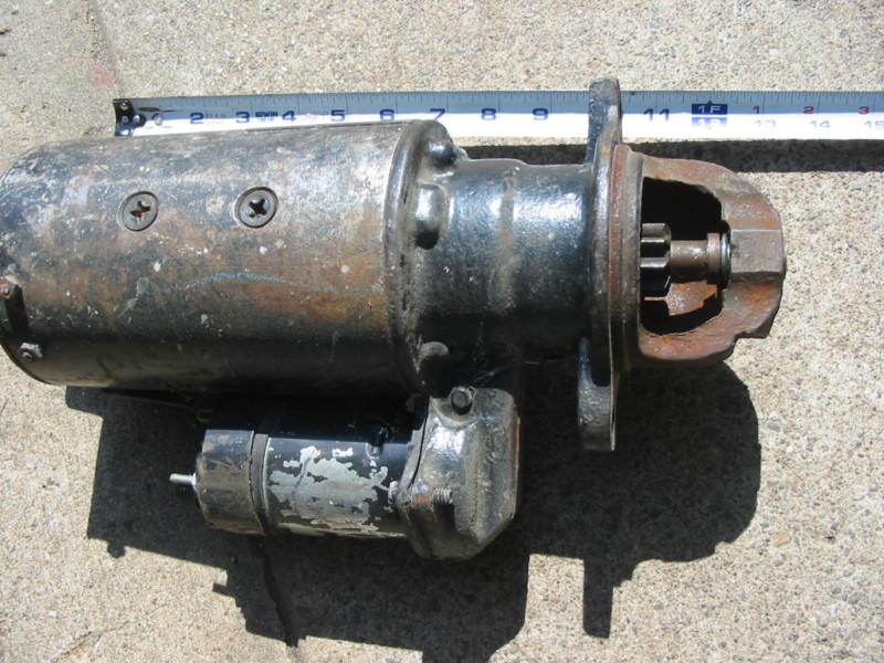 Starter motor for continental motor, gas,  came off miller welder big 40g welder