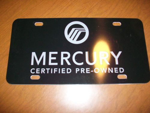 2003 mercury marauder original car sales brochure foldout &amp; license plate insert