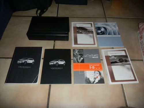 2009 lincoln mkx owners manual set + free shipping
