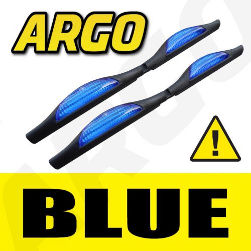 Blue door guard reflectors protectors edge strip reflective safety edging