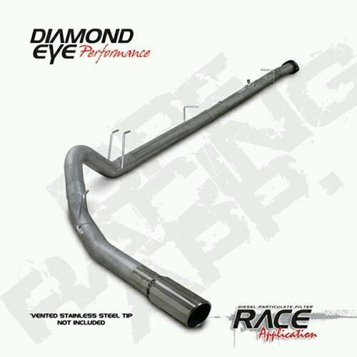 Diamond eye 5&#034; exhaust dpf delete ford powerstroke diesel 6.4 08-10