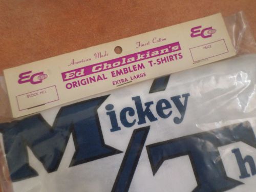 Vintage mickey thompson mach 1 mustang ford funnycar shirt dragster dragstrip