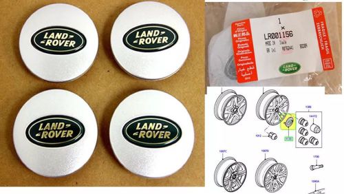 Land rover center cap lr2 sport freelander range rover set of 4 new lr001156