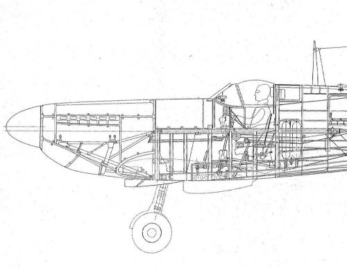 Supermarine spitfire blueprints aircraft plans mk i ii v ix xi