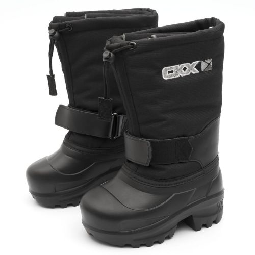 Snowmobile ckx nat&#039;s boreal boots size 2 youth ultra light black junior winter