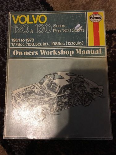 Volvo 120 &amp; 130 series plus 1800 sport 1961 - 1973 owners workshop manual