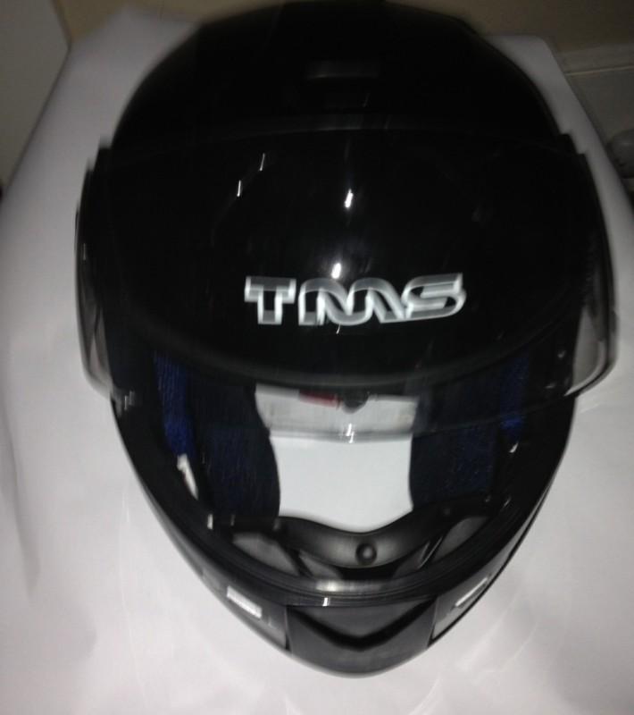 Pre-owned tms black helmet dot size m