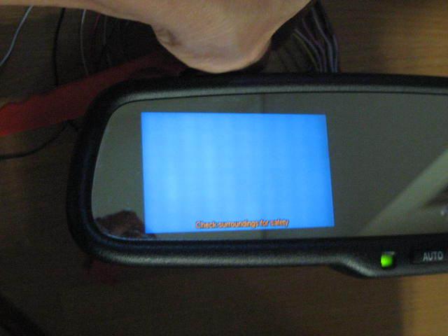 Sell FACTORY OEM TOYOTA TUNDRA Auto Dim Rear View Mirror Backup Camera