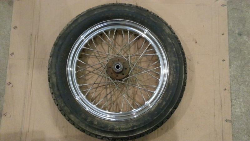 Ironhead sportster 18" rear wheel with tire