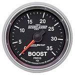 Autometer sport comp ii series-boost gauge 2-1/16" mechanical 35 psi 2-1/16 3604