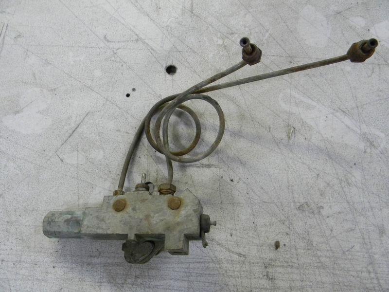 Mopar 1970's brake proportioning valve with lines