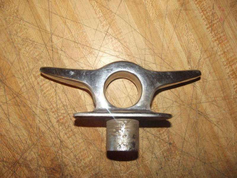 7" stainless steel lifting ring / cleat (very nice)  :dt