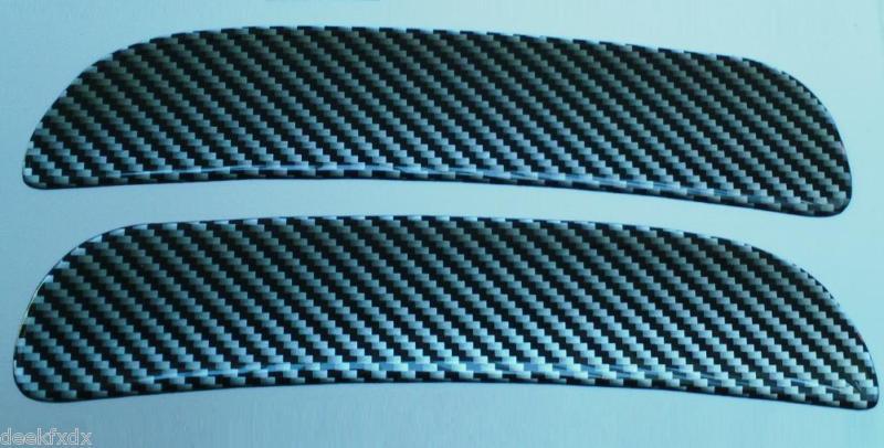 Carbon fiber look scoop inserts, 1991-1992 z28 camaro hood blisters z-28 emblem 