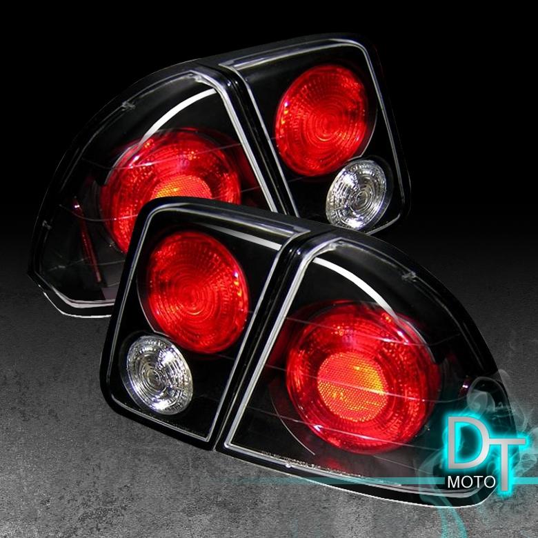 Black 01-02 honda accord 4dr altezza tail brake lights lamps left+right pair set