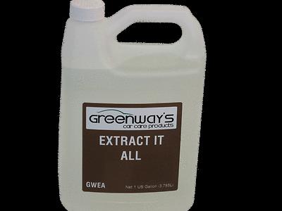 Greenways car care extractor solution 5 gallons.new lower shipping. concentrated