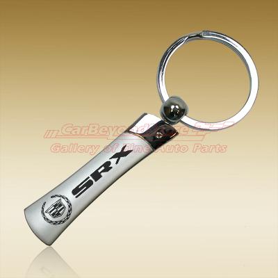 Cadillac srx blade style key chain, key ring, keychain, el-licensed + free gift