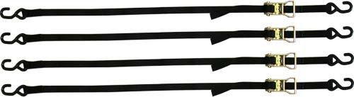 (4) 1" heavy duty ratchet tie down straps-atv strap kit (vh-strap-r)