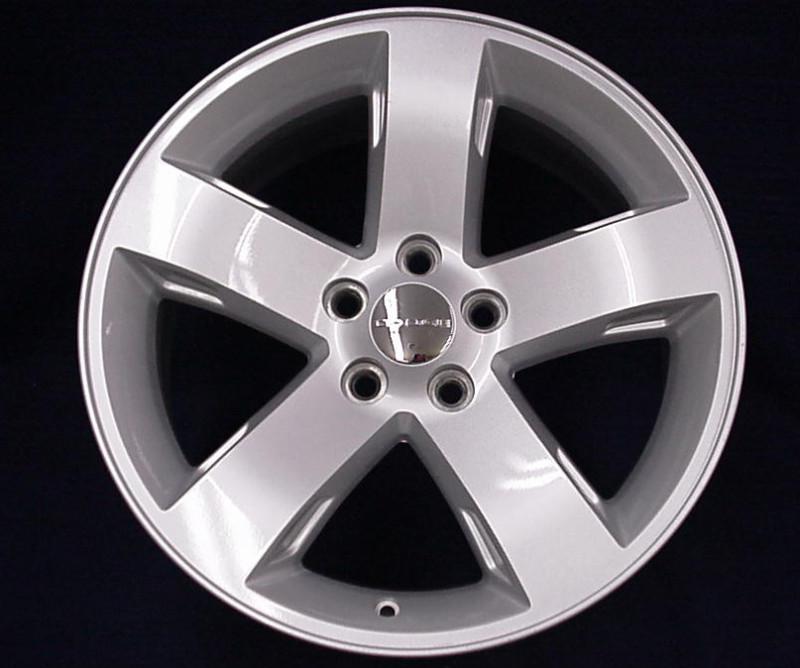 Dodge charger 06-10 magnum 05-08 18" 5 spoke silver alloy / aluminum wheel - 1