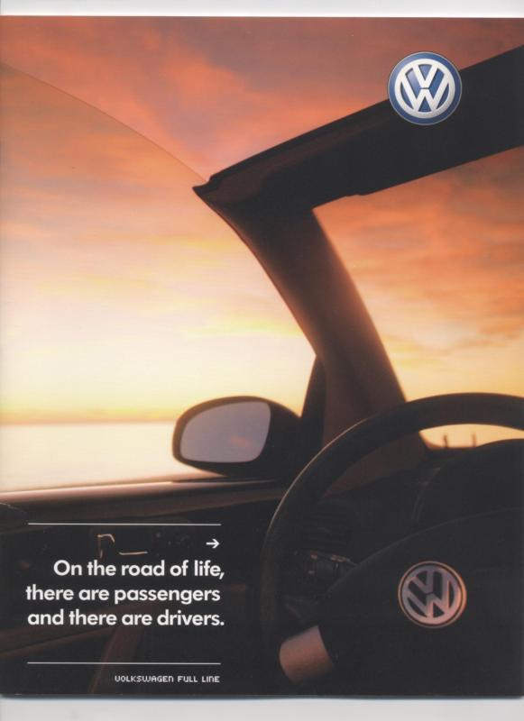 2005 volkswagen full line brochure