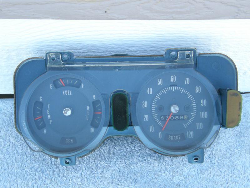 1968 gto lemans rare speedometer/gauges low mileage very nice free ship lower 48