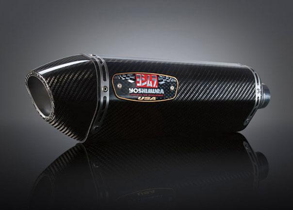 Yoshimura r-77 slip on exhaust ss/cf can-am spyder rs 2008-2010