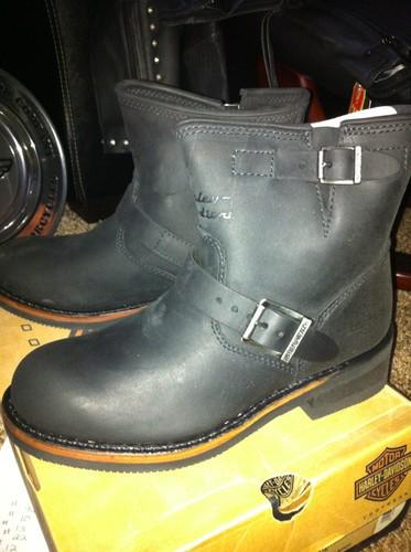 Del rio harley davidson leather boots womens 7.5 new with box