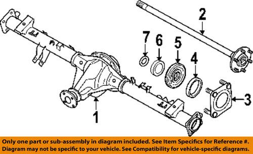 Nissan oem 430707s200 axle & differential-spacer