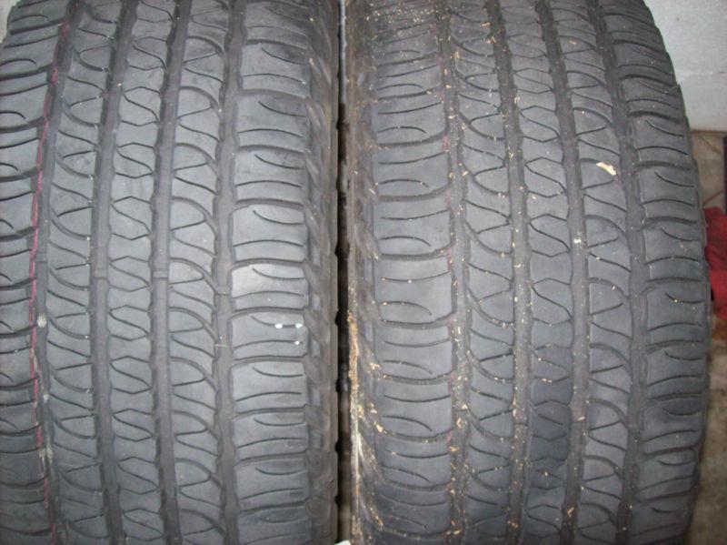 2 used good year fortera hl tires 235/60-18 p235/60r18 102 t