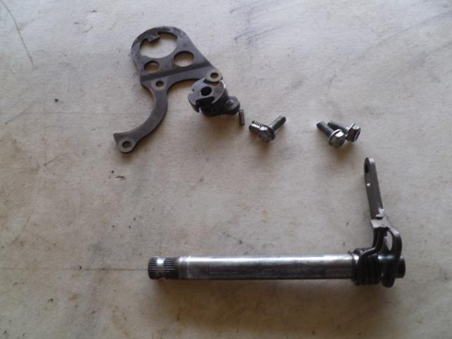 1984 cr250 cr 250 shift shaft shiftshaft assembly  may fit 1985