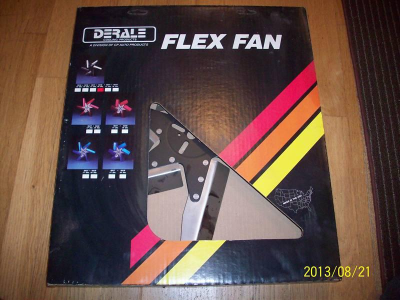 Derale 19118 18" high performance 6-blade stainless steel flex fan