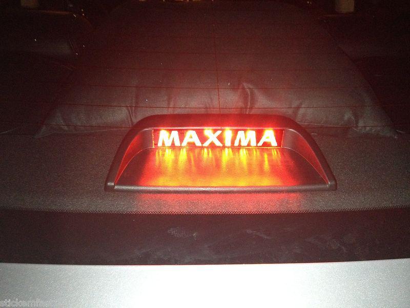 Nissan maxima 3rd brake light decal overlay 99 00 01 02 03