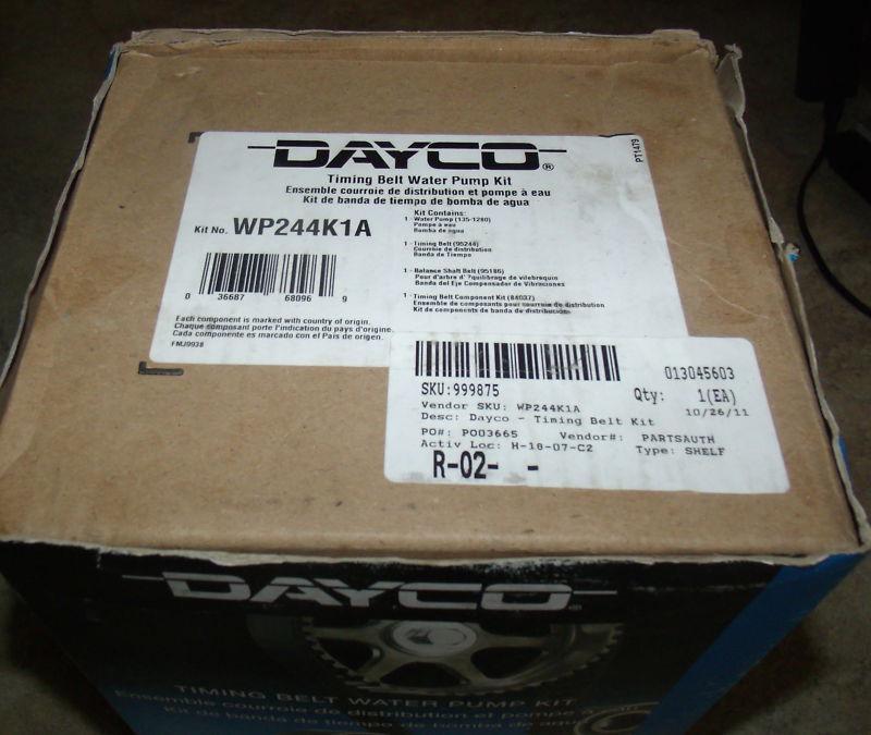 Dayco wp244k1a engine timing belt kit w/ water pump