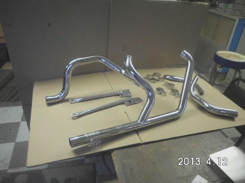 Crossover dual exhaust system for 86-99 evo 