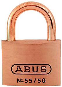 Abus locks 55906 padlock key #5502 brass 2in