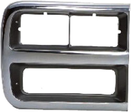 Chevy van 92-96 headlight chrome grille right rh