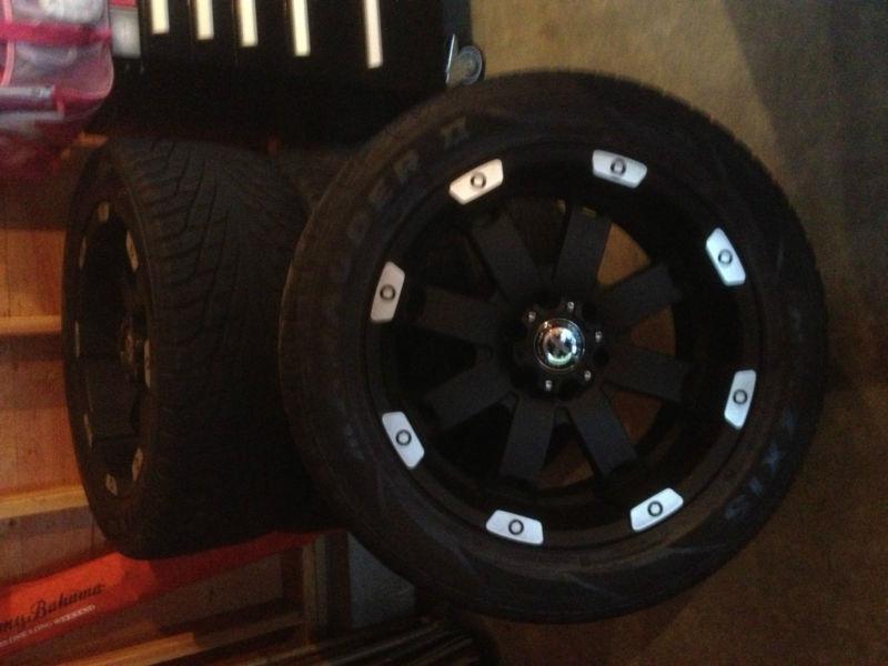 20" american racing rims and maxis tires