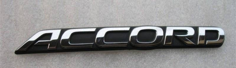 1991-2012 honda accord rear trunk chrome emblem logo decal 94 95 96 97