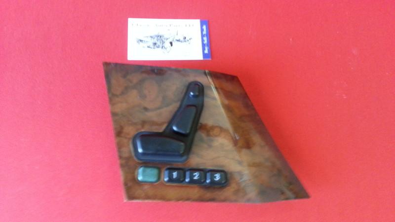 Mercedes benz r129 seat switch with light wood bezel for right (passenger) door