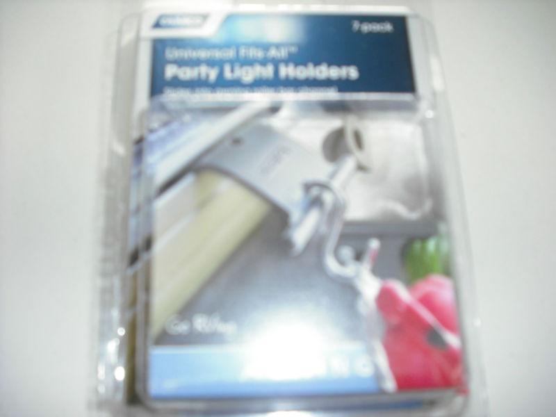 Rv - motorhome  party light holders - fits in roller bar channel - pack of 7
