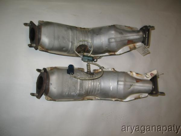 03-05 nissan 350z oem exhaust manifolds pipes pipings with oxygen sensors stock 