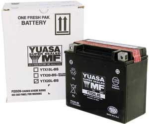 Brand new yuasa ytx14ah-bs motorcycle battery