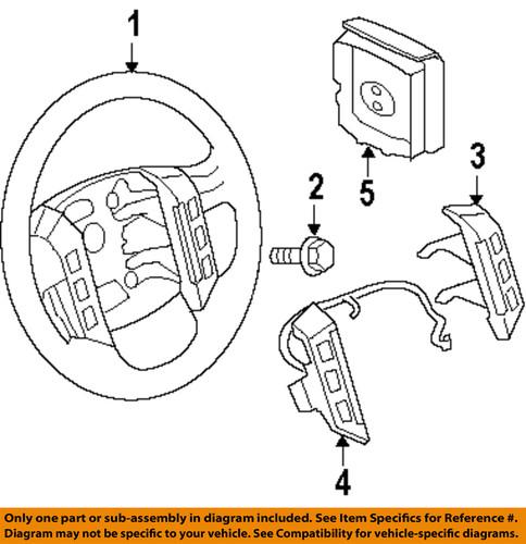 Land rover oem xpd500601wvh steering wheel-switch