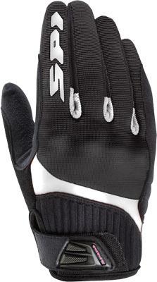 Spidi sport womens g-flash textile gloves black white m/medium