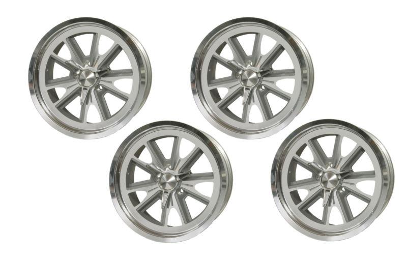 Wheel set eleanor style 454 17 x 7" 65/73 (ultra) ford mustang 1965-1973