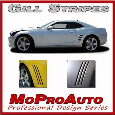 Gill stripes 2010 chevy camaro louvre decals 3m premium 7 year vinyl 949