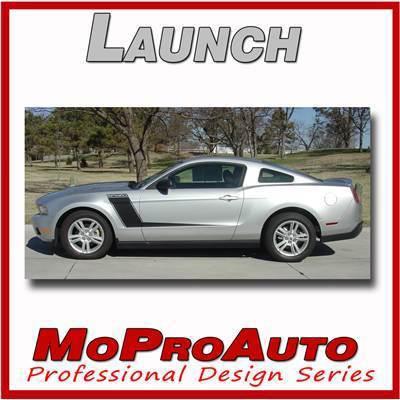 Hockey mustang hood side graphics decals - pro grade 3m stripes 2012 * 451